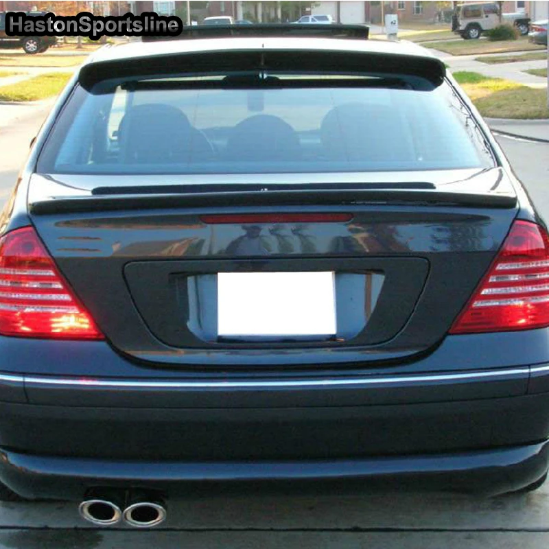 Для Mercedes-benz W203 AMG Стиль Неокрашенный праймер задний спойлер на крышу