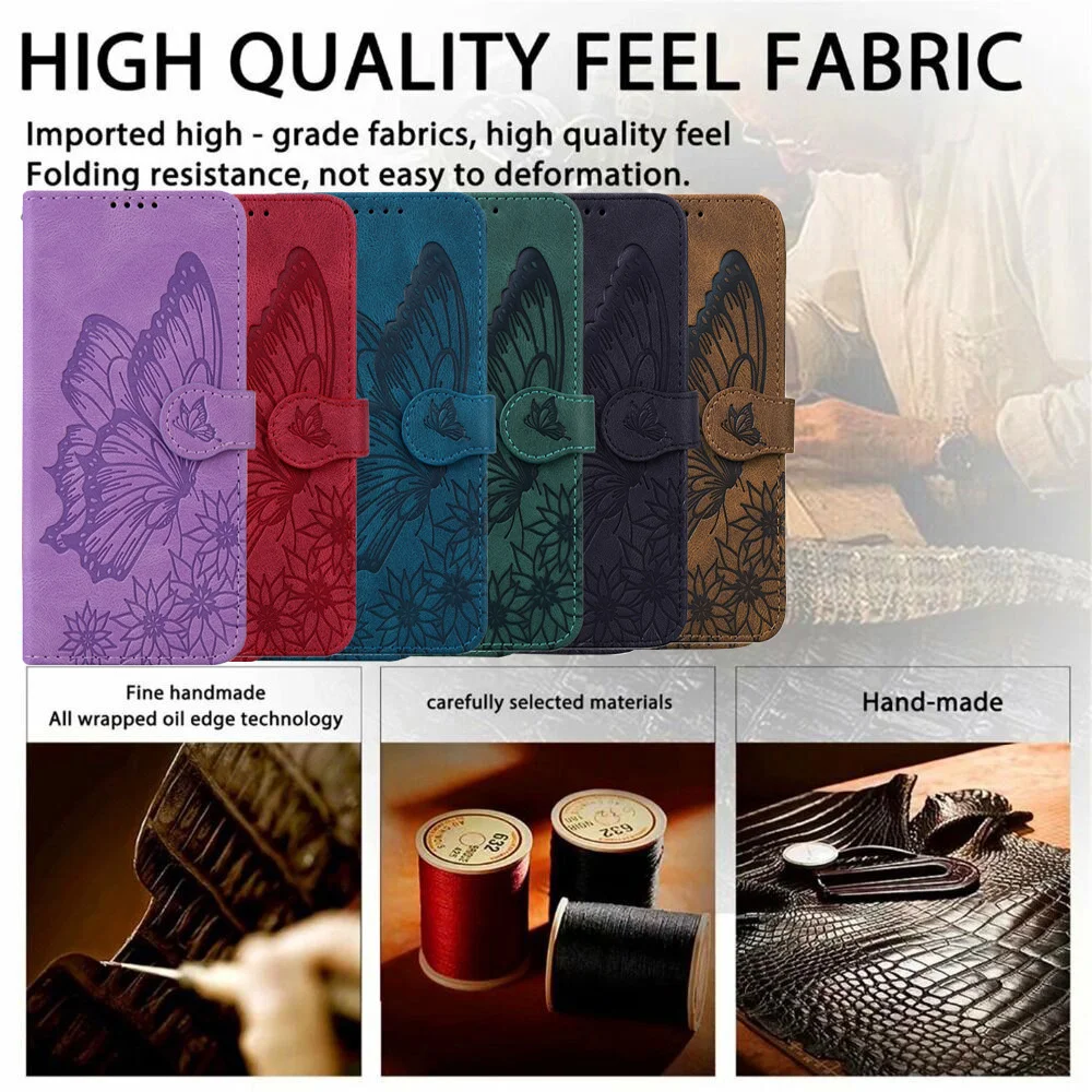 

Leather Embossed Flip Case For OPPO Find X2 Neo A93 A74 A73 A54 A53 S A52 A33 A31 A9 A5 2020 F17 Reno 5Z 4Z Wallet Phone Cover