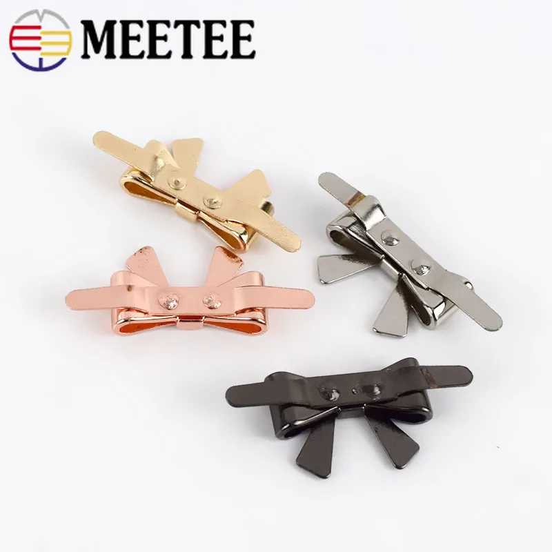 10 шт 25 мм с бантом металлические пряжки для обуви сумка вещей аксессуаров
