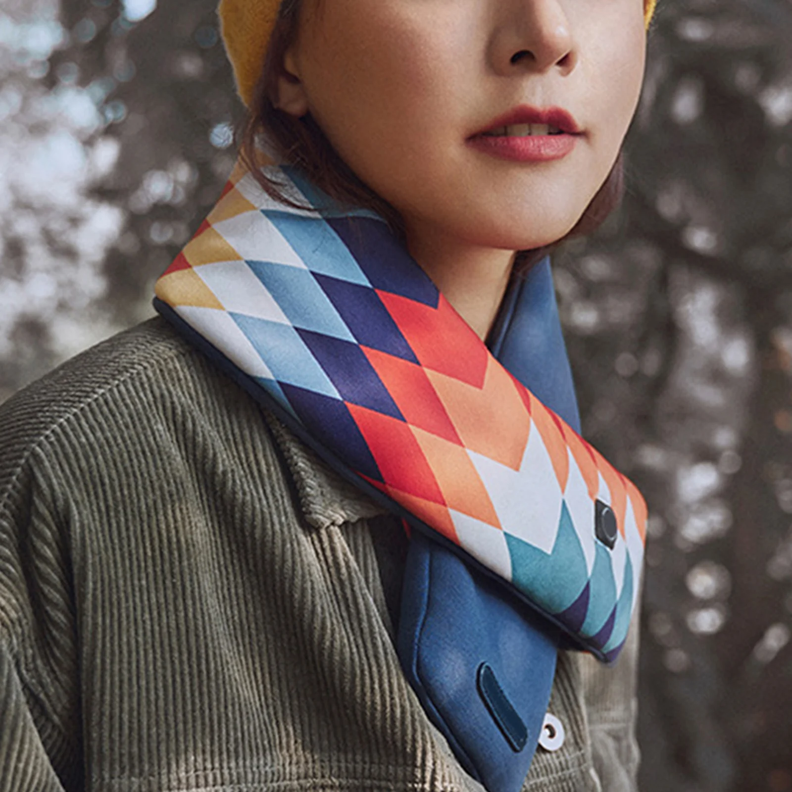 Умное usb-устройство для САМОНАГРЕВАЮЩАЯСЯ шарф с защитой шеи зимнее