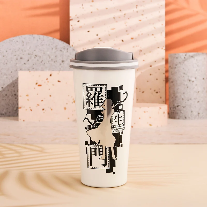 

Anime Bungo Stray Dogs Dazai Osamu Ryunosuke Akutagawa 316 Stainless Steel Vacuum Cup Cartoon Thermos Cup Portable Water Bottle