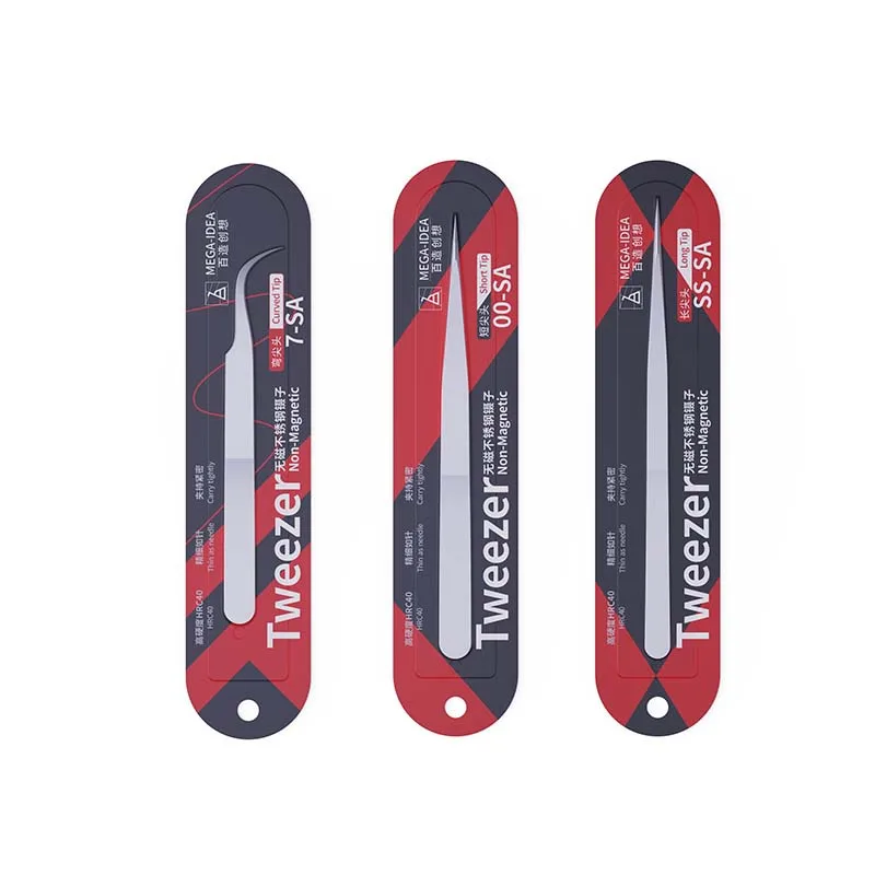 

QIANLI Manufacture Tweezers Cusp Nonmagnetic Wear Resistance Maintenance Ultra-Fine Welding Repair Stainless Steel Tweezers