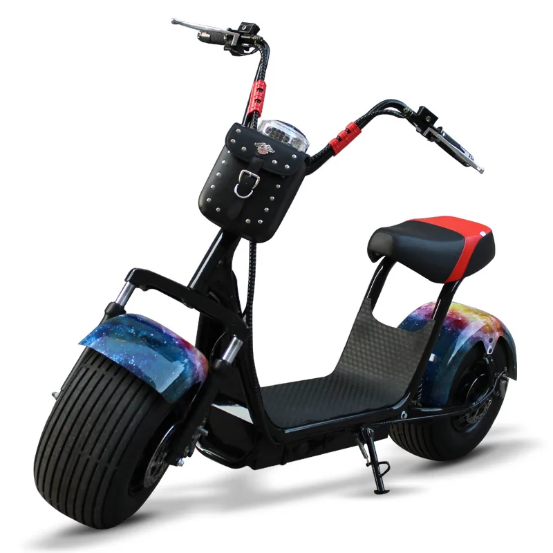 

Factory Low Price Battery Electric Scooter bycicle With Front Bag Wide Wheel Bicycle Motorcycle Bike fatbike For Adults