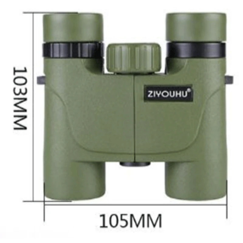 

ZIYOUHU Fine-Tune Parallax 10X26 Metal Body Telescope Binoculars HD for Outdoor Hunting Spyglass