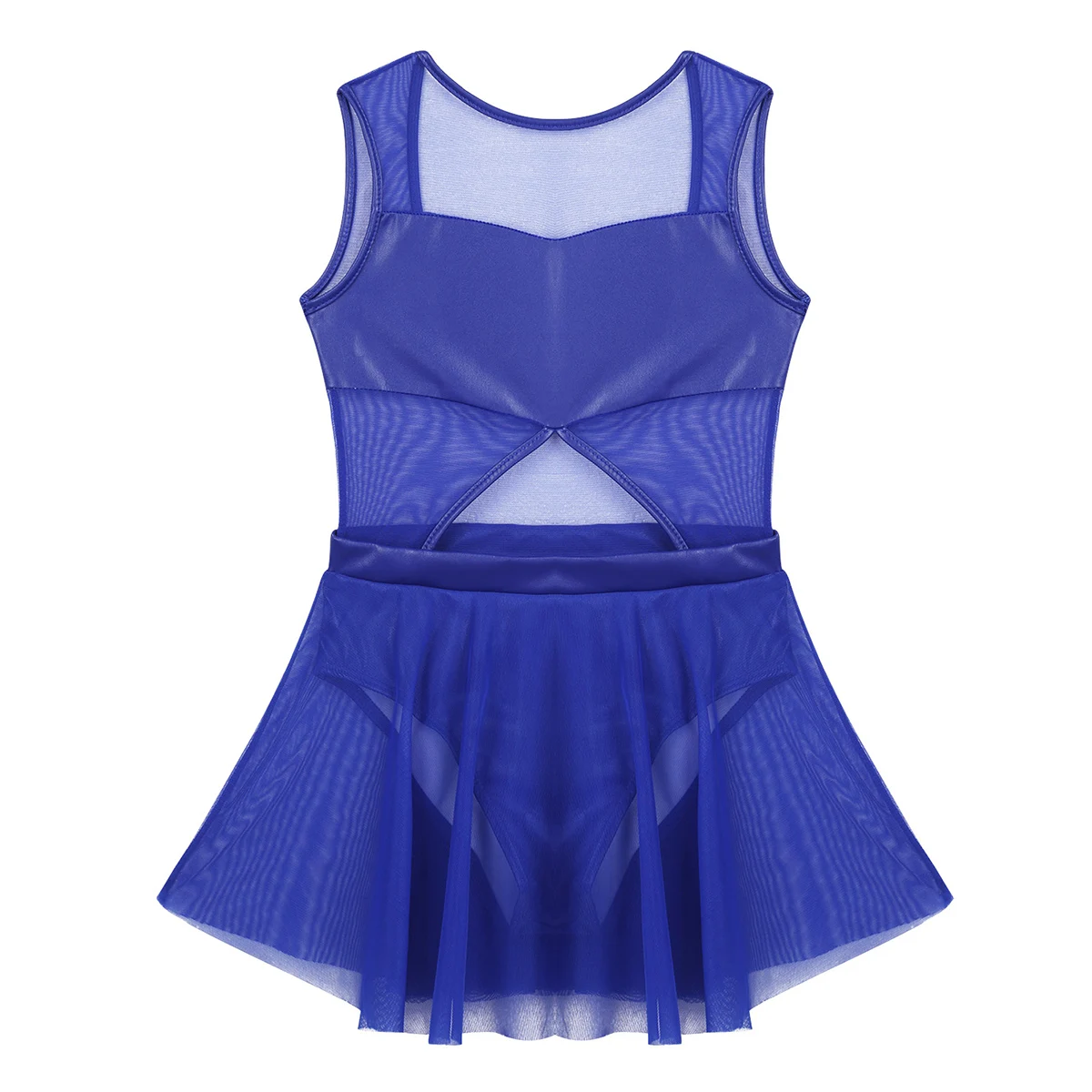 ChicTry/балетный костюм из искусственной кожи с сеткой для подростков