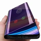 Роскошный умный зеркальный флип-чехол для xiaomi Poco X3 Pro NFC Pocophone F3 M3 Poxo Poko X M F 3 x3Pro pocof3, чехол для телефона с подставкой