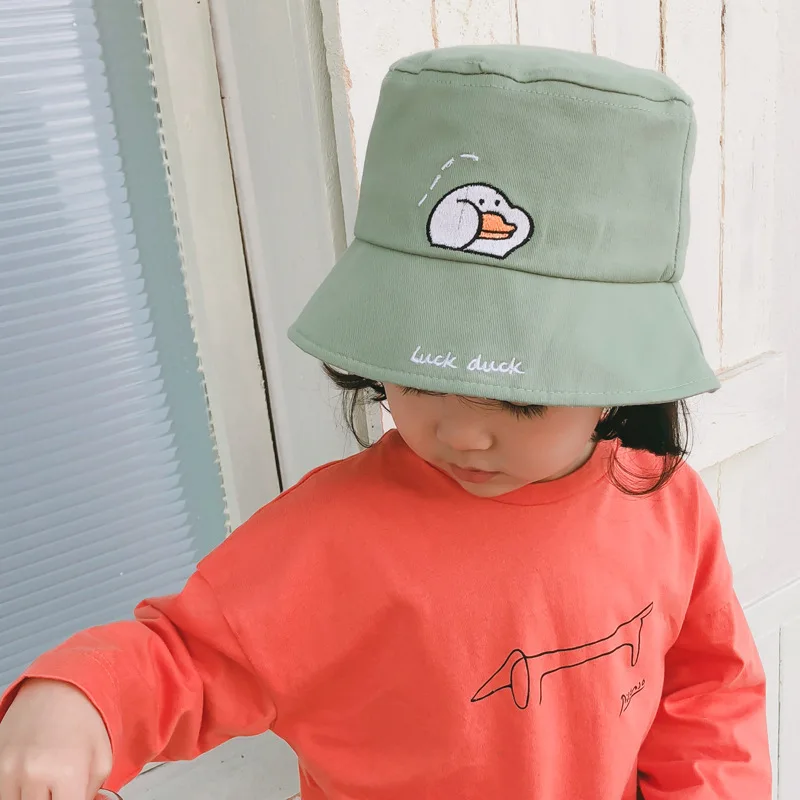 Spring Summer Lovely Cartoon Baby Hats Kids Boys Girls Beach Caps Cotton Sun Fisherman | &