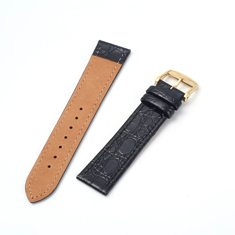 Genuine Leather Watch Band For Longines Leather Wrist Band Belt 12mm 13mm 18mm 20mm Gold Buckle Rose Gold Clasp Watches Strap