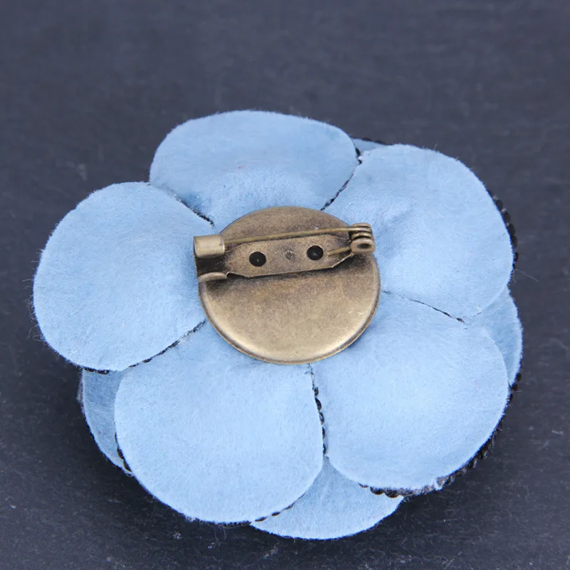 Модные Новые Креативные Броши i-Remiel из ткани в виде цветка камелии тканевый