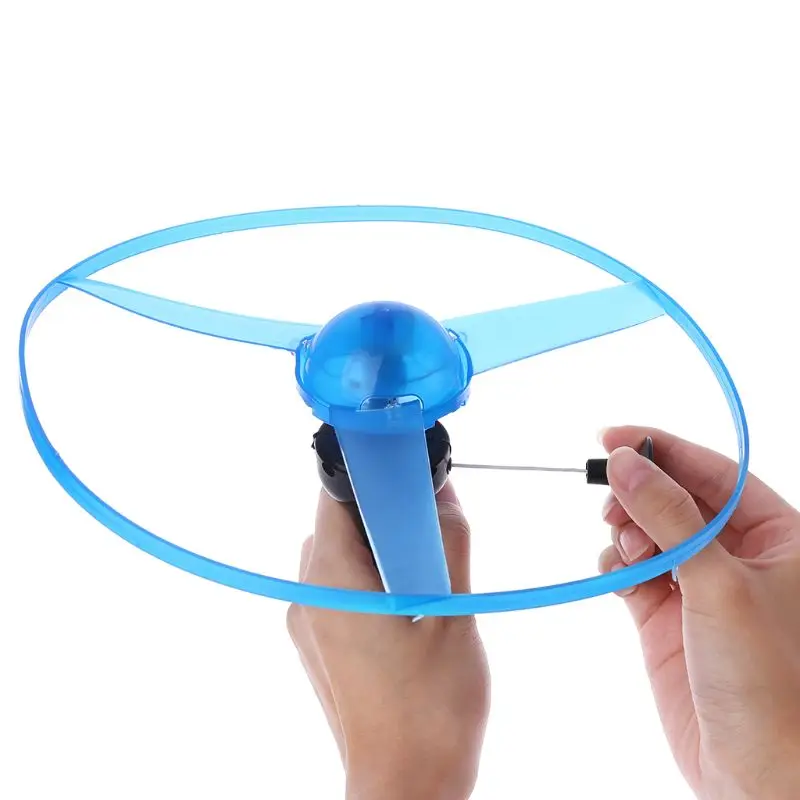 Фото LED Flashing Plastic Pull String Flying Saucer Propeller Toy Disc Helicopter New Puu With Lights Игрушки и хобби LED Flashing Plastic Pull String Flying Saucer Propeller Toy Disc Helicopter New Puu With Lights Игрушки и хобби