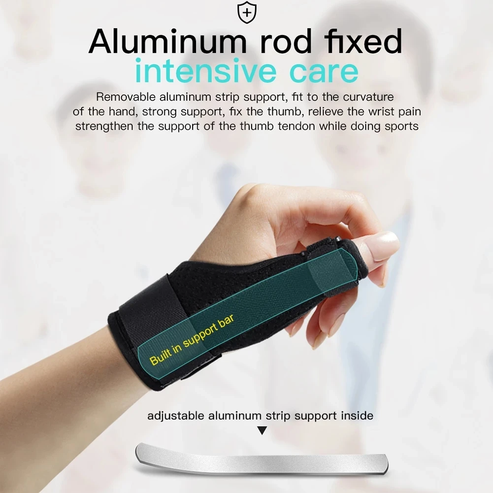 

1PCS Finger Fixed Protector Brace Medical Sports Wrist Thumb Arthritis Splint Support Left And Right Hand Protection Protector