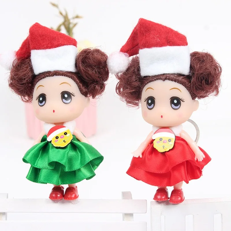 Новогодняя спутанная кукла принцессы невесты 9 см брелок для ключей полных детей