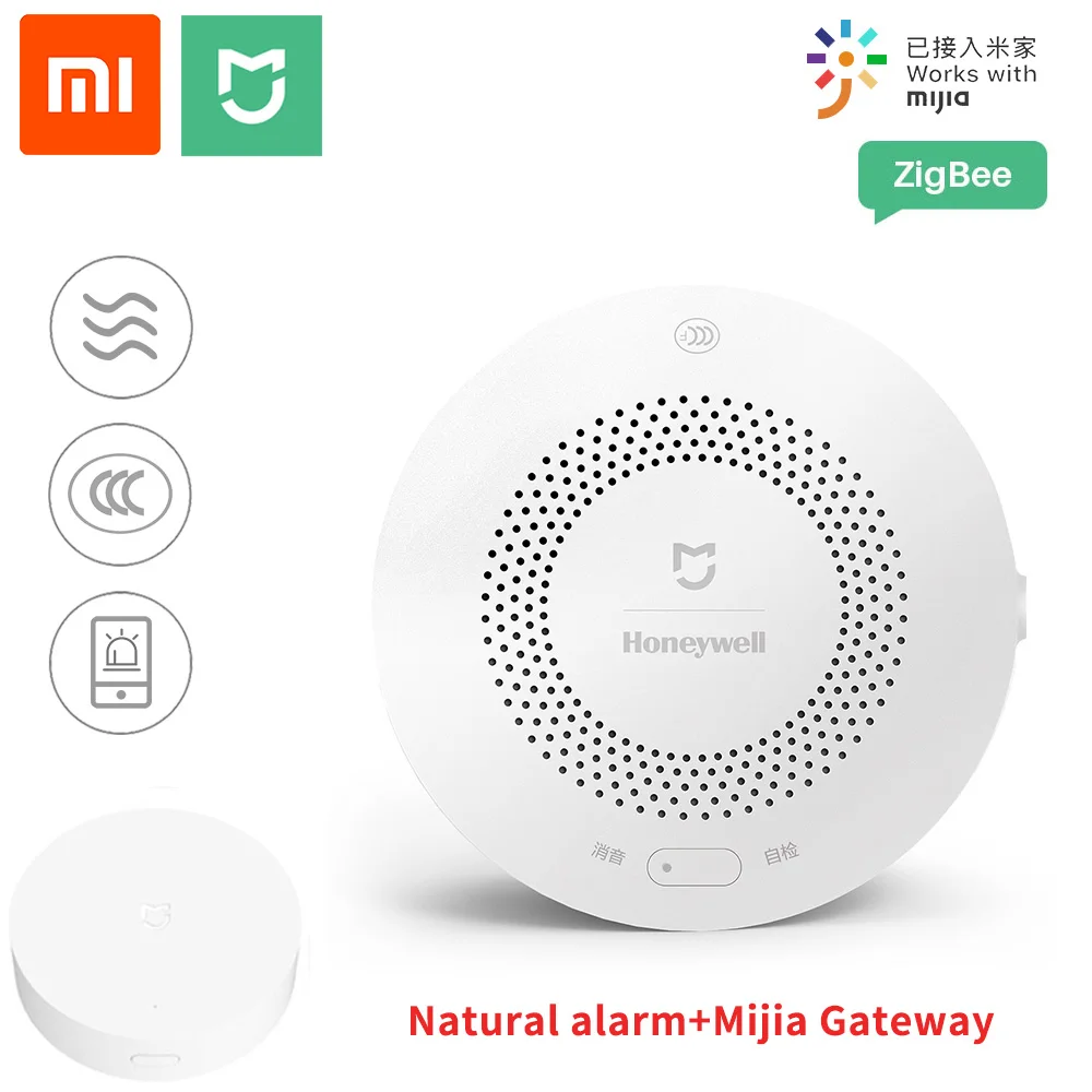 Оригинальный детектор сигнализации Mijia Honeywell для природного газа шлюз Aqara Zigbee