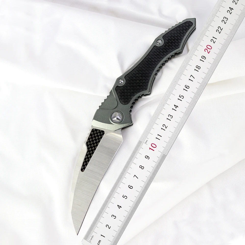 

Новый складной нож D2 лезвие авиационный алюминий + углеродное волокно Ручка Выживание Кемпинг Охота Открытый Кухонный Нож EDC инструмент