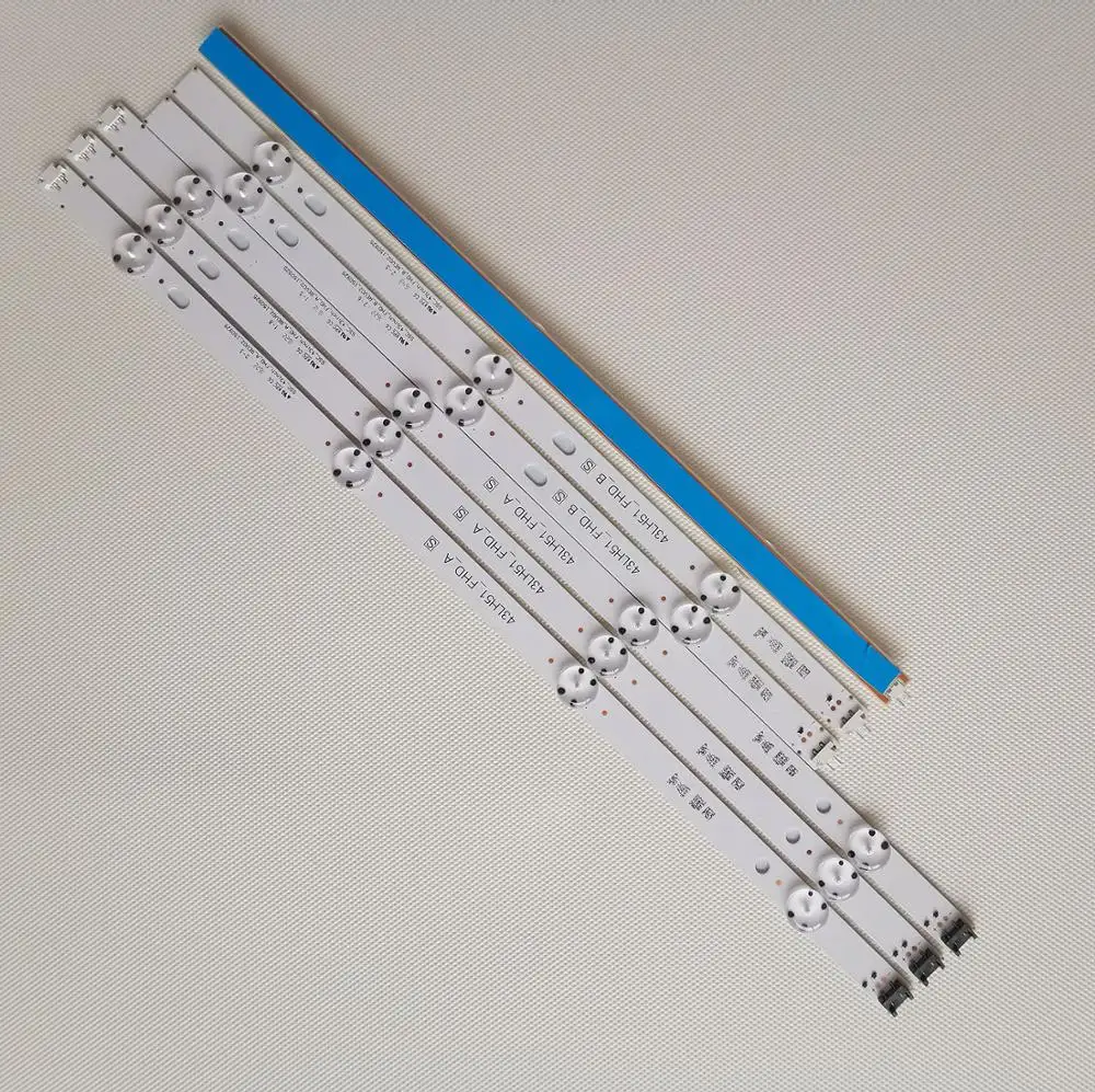 Новый 6 шт./компл. светодиодный подсветка полосы для LG 43LH5700 43LH51_FHD_A 43LH51_FHD_B