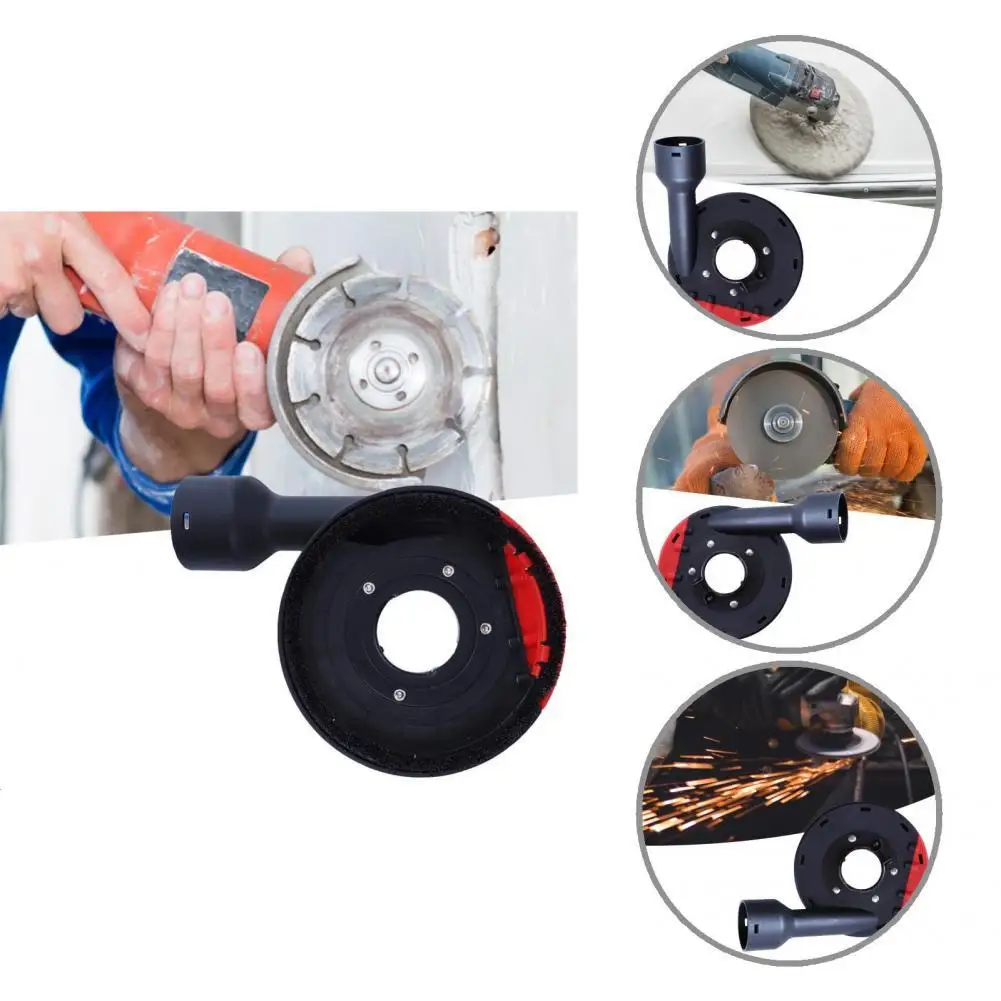 

Accessories Useful High Adaptability Angle Grinder Dust Shroud Black Angle Grinder Dust Shroud Built-in Tight Bristles