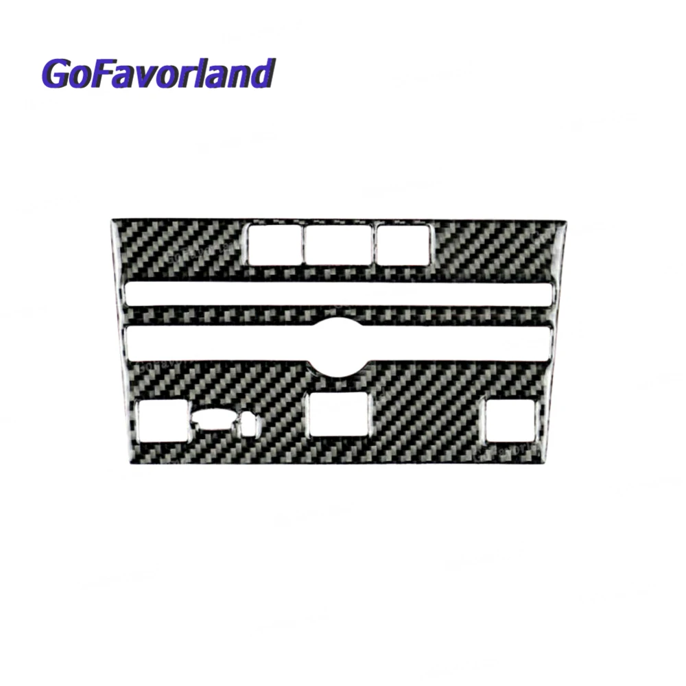 

Центральная панель управления CD из углеродного волокна, обшивка панели для Infiniti Q50, Q60, 2014, 2015, 2016, 2017, 2018, 2019