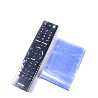 15pcsbag tv air conditioner remote control protective cover transparent heat shrinkable film 6x25cm 8x25cm 11x27cm new dust bag