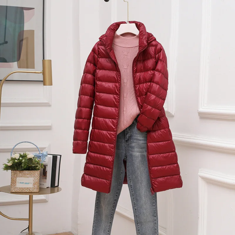 Женское зимнее пальто со съемным капюшоном новинка 2021 женский пуховик с перьями