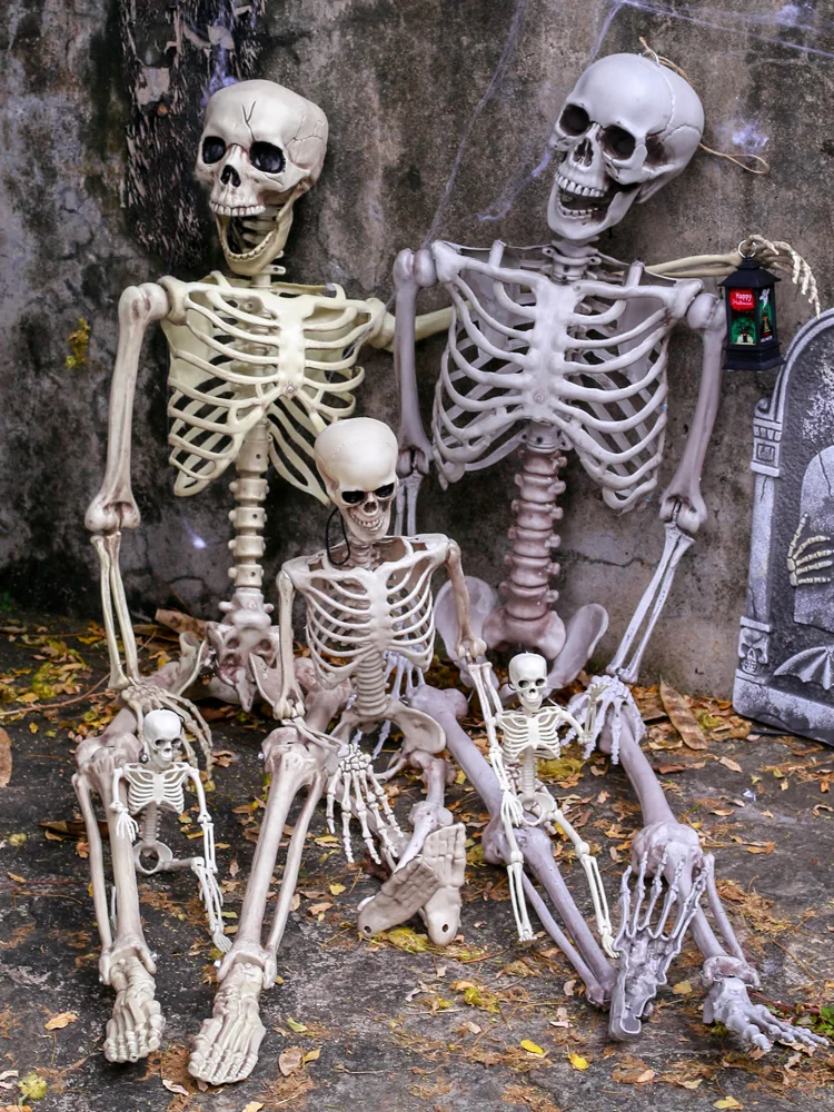 

Хэллоуин украшения ужас кулон моделирование человеческий скелет модель скелета Скелет бар реквизит для дома с привидениями украшения