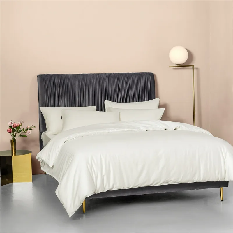 Комплект постельного белья из египетского хлопка мягкий пододеяльник простыня