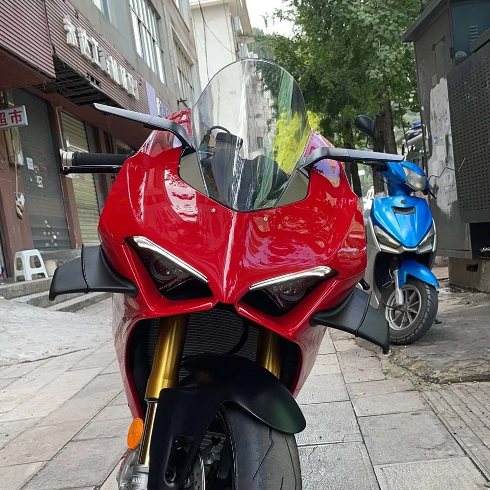 Боковые зеркала заднего вида для мотоцикла регулируемое вращающееся зеркало