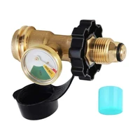 propane tank adapter pol lp tank valve to qcc1type1 converter with gauge outdoor stove copper accessories