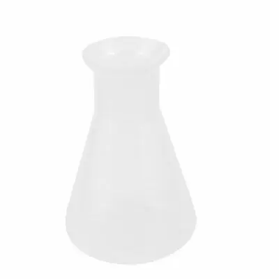 100ml Clear White Laboratory Liquid Bottle Plastic Conical Flask 100ml clear white laboratory liquid bottle plastic conical flask