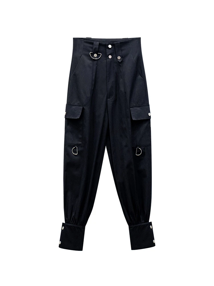

Overall Female Autumn Handsome 2021 New Style Slim High-Waist Ankle-Length Casual Pants Fashion Women Sweatpants