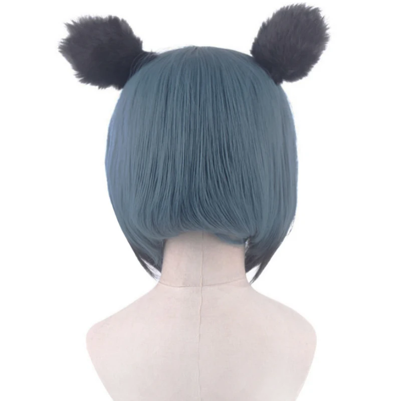 Парик для косплея михиру кагемори из аниме Takerlama с ушками брендовая Новинка синие