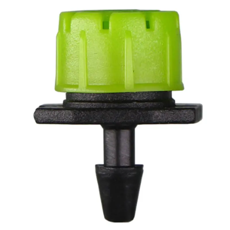 

1/4Inch Adjustable Micro Drip Irrigation System Watering Sprinklers Anti-Clogging Emitter Dripper Green Garden Supplies