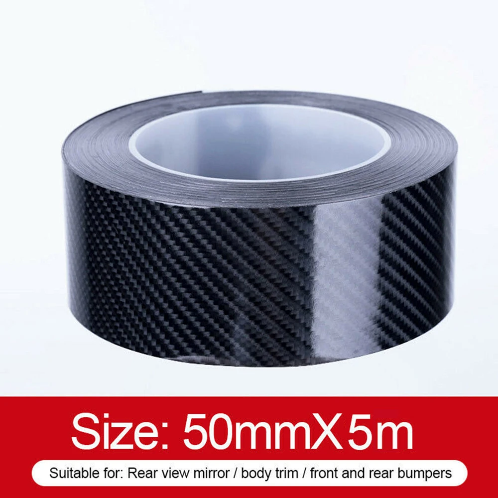 

Body Anti Scratch Vinyl Film Accessory Universal Carbon Fiber Sill Scuff
