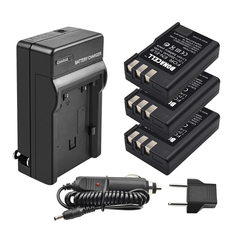 Батарейки и зарядное устройство для цифровой зеркальной камеры Nikon D5000 D3000 D60 D40x