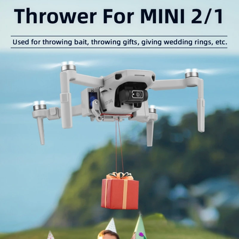 

Airdrop System for DJI- MINI 2/MAVIC MINI Drone Wedding Proposal Delivery Device Dispenser Thrower Air Dropping Transport Gift