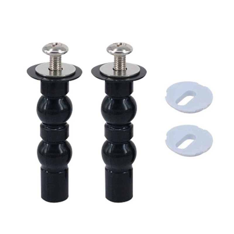 

2x Toilet Seat Fixing Screwbolts with Two Expandable Ball Universal Toilet Lid Expansion Screw Hardware Fix Accessories
