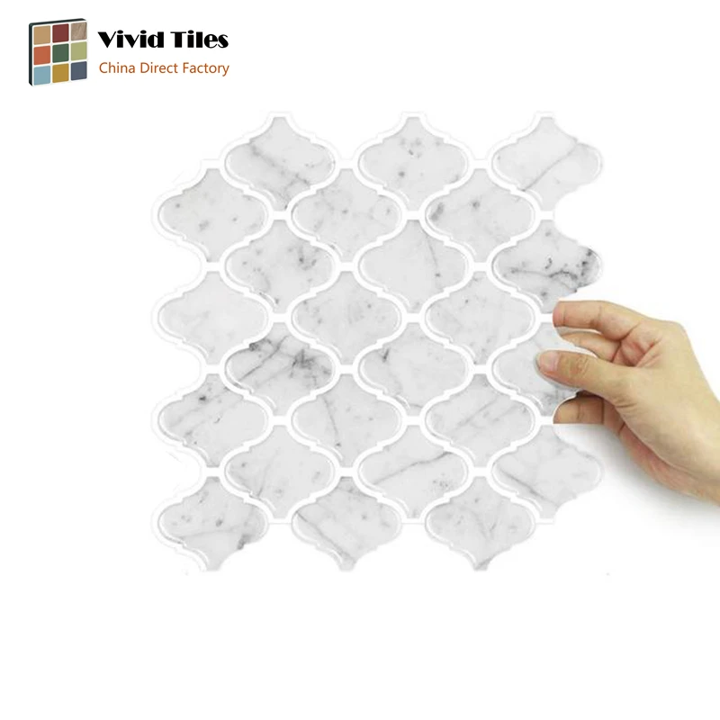 Самоклеющиеся мозаичные плитки настенные наклейки DIY Кухня Ванная комната Домашний Декор винил - Цвет: T80518