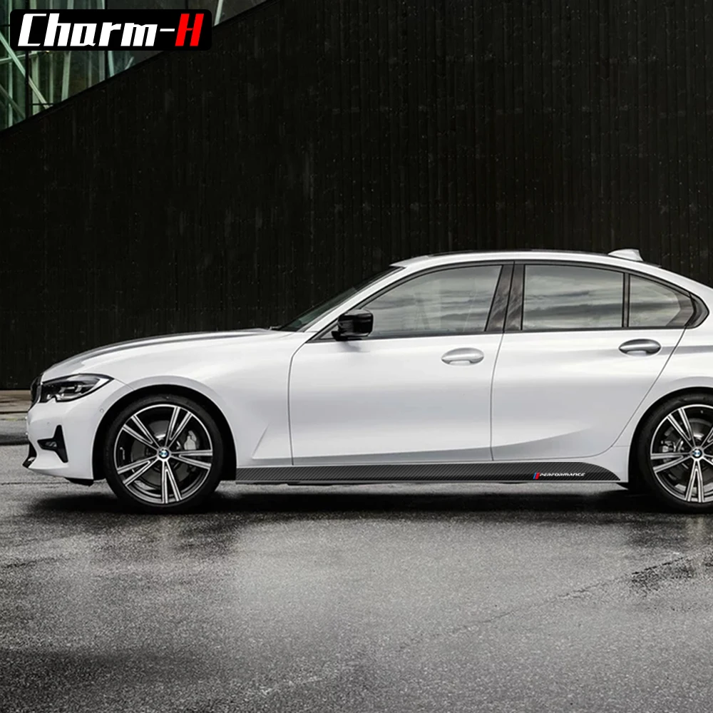 Автомобильный Стайлинг новинка M Performance 5D наклейка из углеродного волокна с