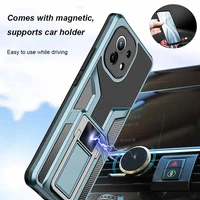 for redmi note 10 casefor poco m3 phone caseshockproof protective case with magnetic ring for redmi note 9s 9pro poco x3 cover