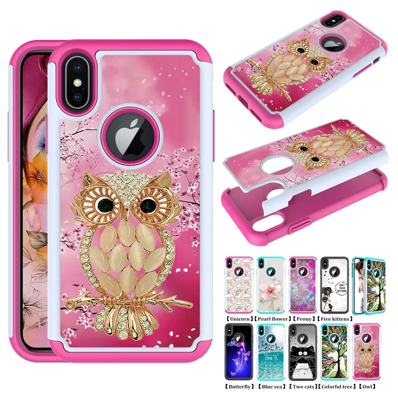 Чехол для iPhone X XS XR Max iPod Touch 5 6 7 тканевый противоударный чехол с цветным рисунком