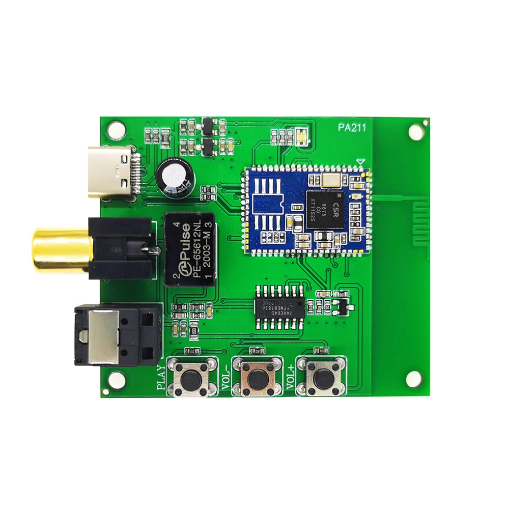 Плата цифрового аудиоприемника Lusya Csr8675 Bluetooth 5 0 модуль LDAC коаксиальное волокно APTX