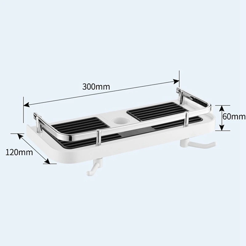 Полки для душевой кабины стойка хранения органайзер лоток шампуня одноуровневый