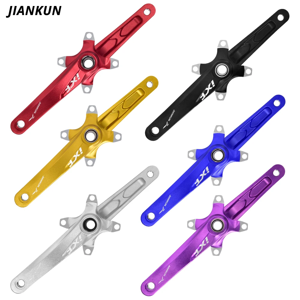 IXF Bike Crank Arm Set Mountain 170mm Crankset 104BCD 32/34/36/38/40/42/44/46/48/50/52T Chainring for Shimano FSA Gaint | Спорт и