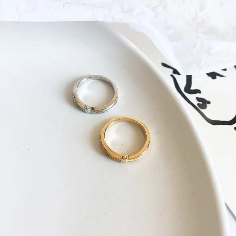 Оптовая продажа модное кольцо с бантом простое милое Bague Bijoux Femme подарок для