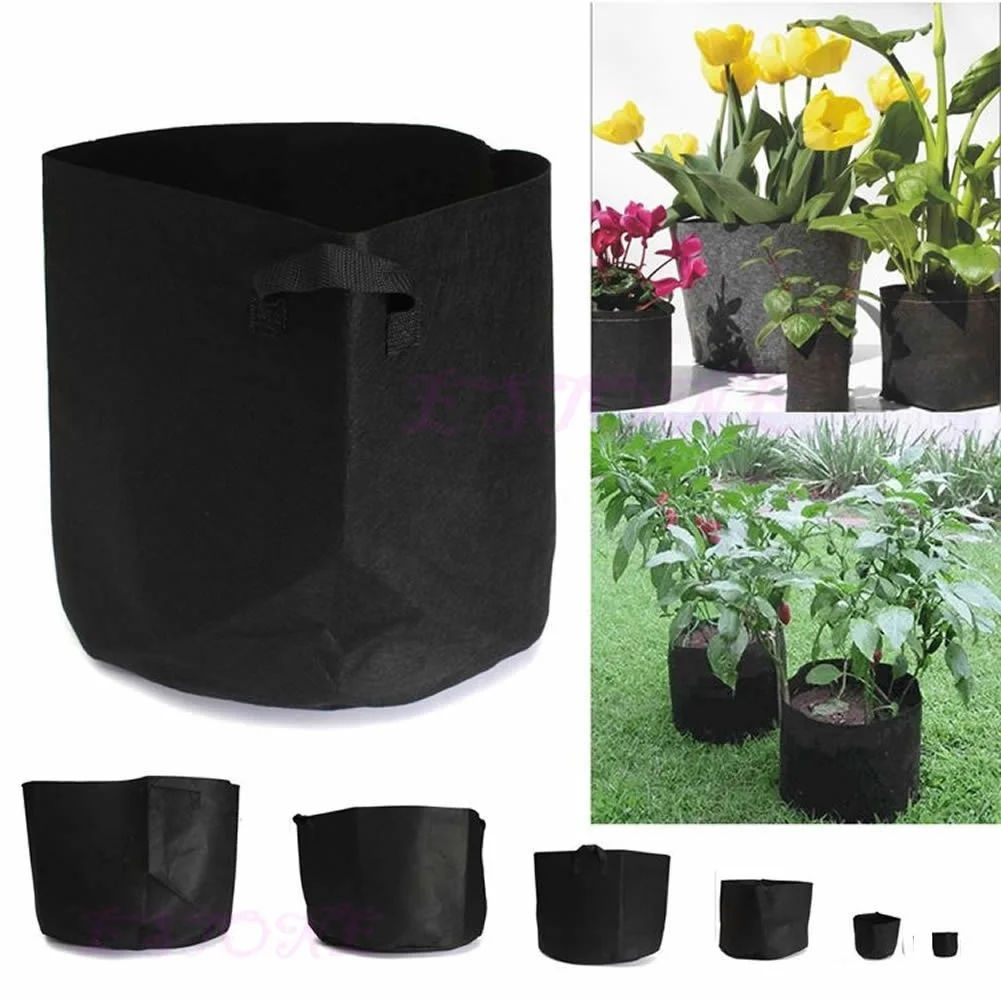 Fabric Pots Plant Pouch Round Aeration Pot Container Vegetable Grow Bags TYA B99 | Дом и сад