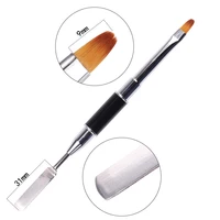double side nail art brushes for manicure poly nail gel tip extension acrylic builder accessory polygels spatula pen nail tools