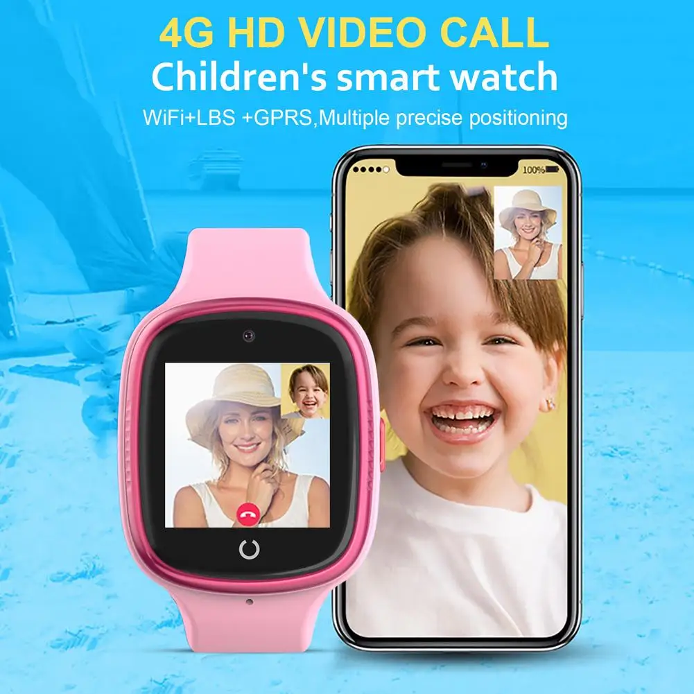 2021 лучшие детские Смарт-часы телефон 4G для детей SOS Вызов GPS трекер HD IP67
