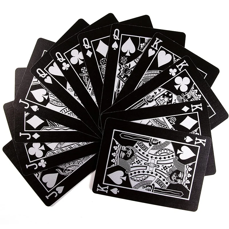 Ellusionist Tally-Ho Viper игральные карты велосипед Черный Веер задняя колода покер размер