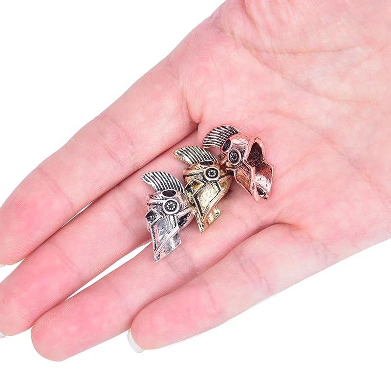 

1/2/3/4PCS Alloy Paracord Beads Metal Charms For Paracord Bracelet Accessories DIY Pendant Buckle Paracord Knife Lanyards