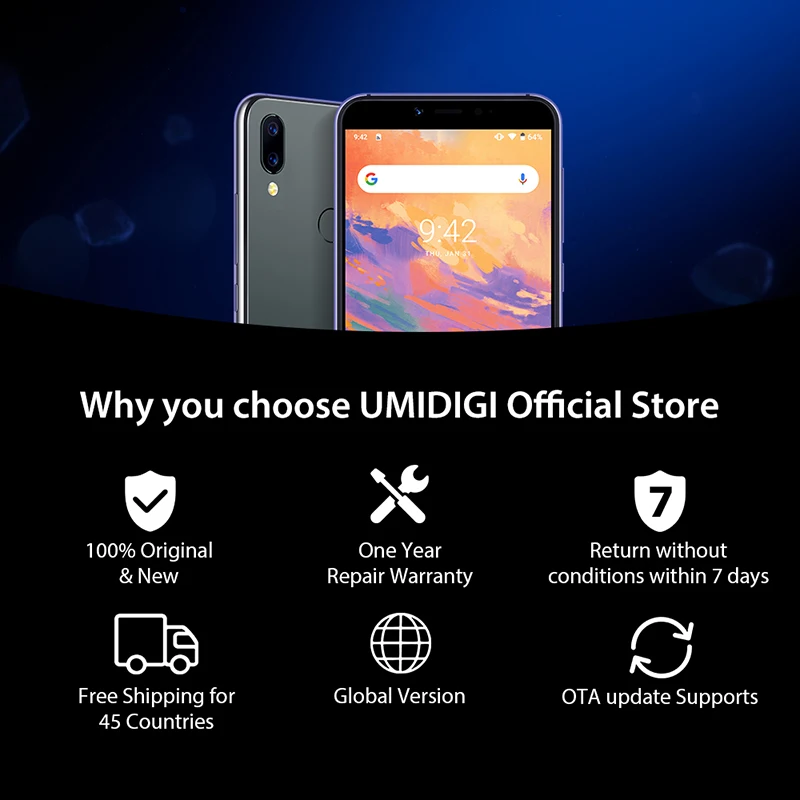 Смартфон UMIDIGI A3S Android 10 глобальная версия 3950 мАч двойная задняя камера 5 7 дюйма 13 МП