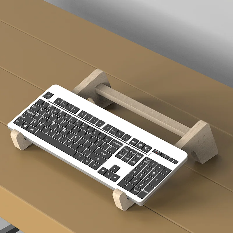 Laptop vertical wooden stand increased height cooling base MacBook Air Pro 13 15 inch desktop | Компьютеры и офис